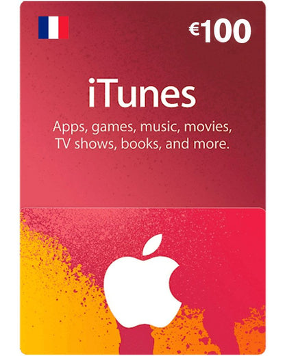 iTunes Gift Card €100 (France) - Instant Delivery